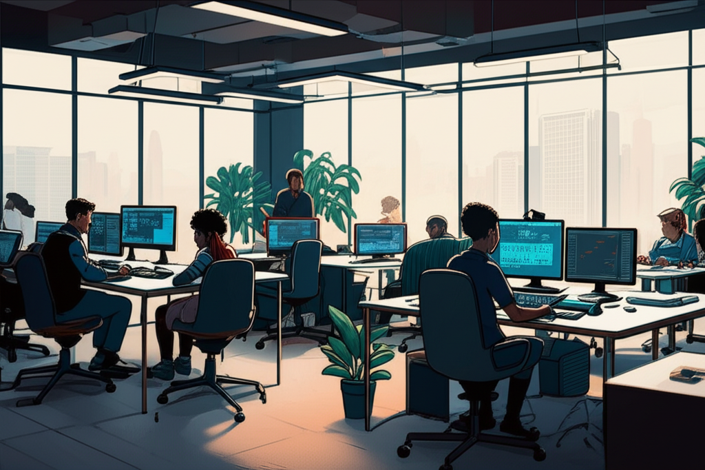Santechno Solutions team working